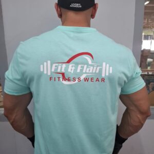 Men's V-Neck Short T-Shirts (Green)